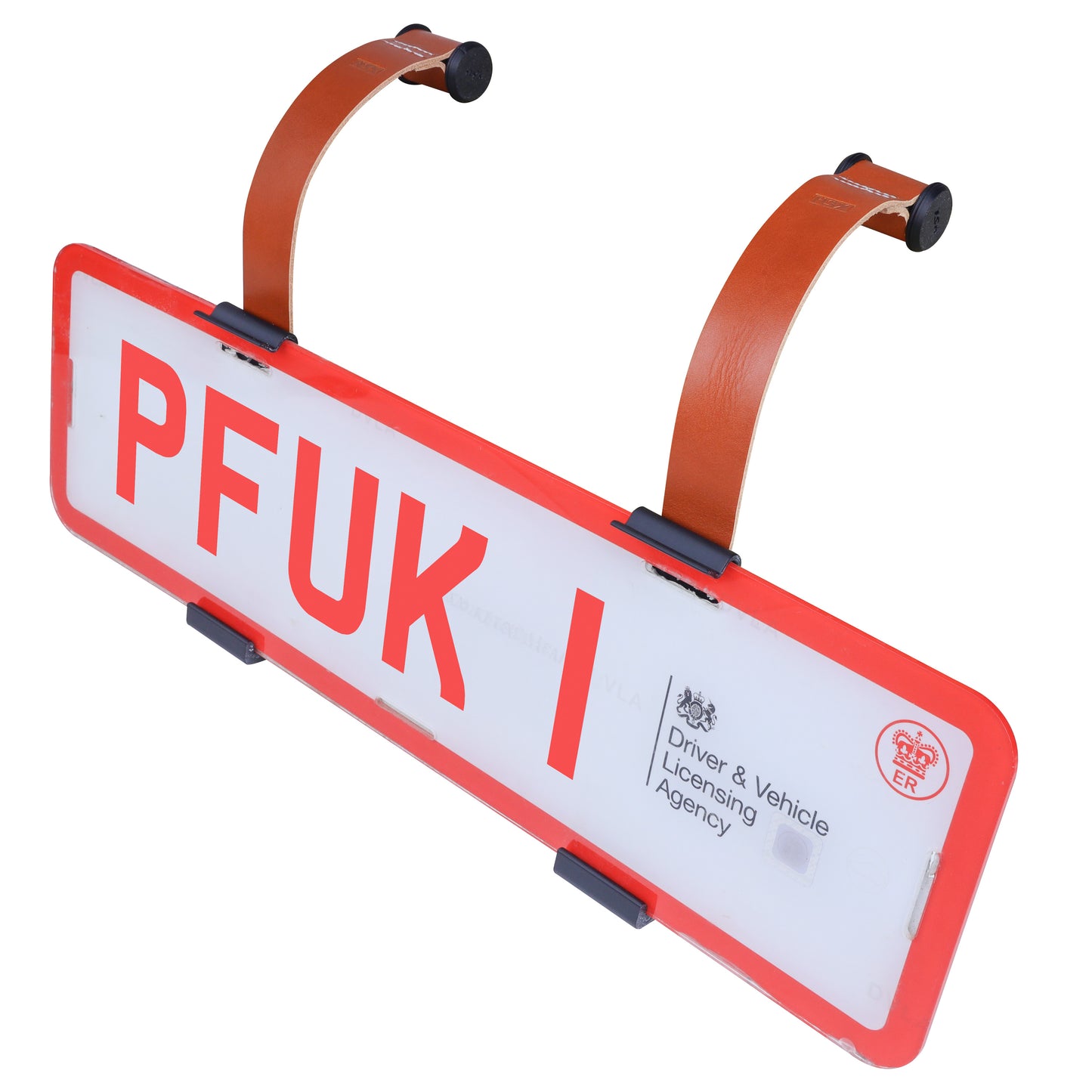 2x Toggle Mount Number Plate Holders - UK Trade Plate