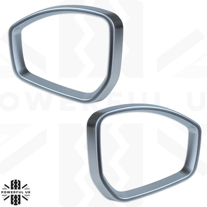 Mirror Surround Trims for Range Rover Velar - Silver