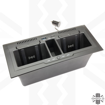 Twin Dock Wireless Charger for Land Rover Defender L663