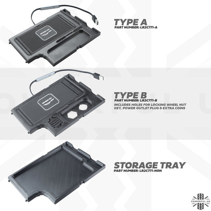 Centre Console Storage Tray for Land Rover Freelander 2 - for Late type interior (2012+)