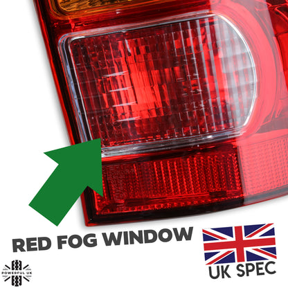 Toyota Hilux Mk6 / Vigo Rear Light - With E Mark - UK Spec Red Fog - RH