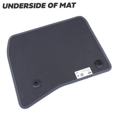 Grey Carpet Floor Mat Set - Genuine - for Land Rover Defender L663 (90 models) - RHD