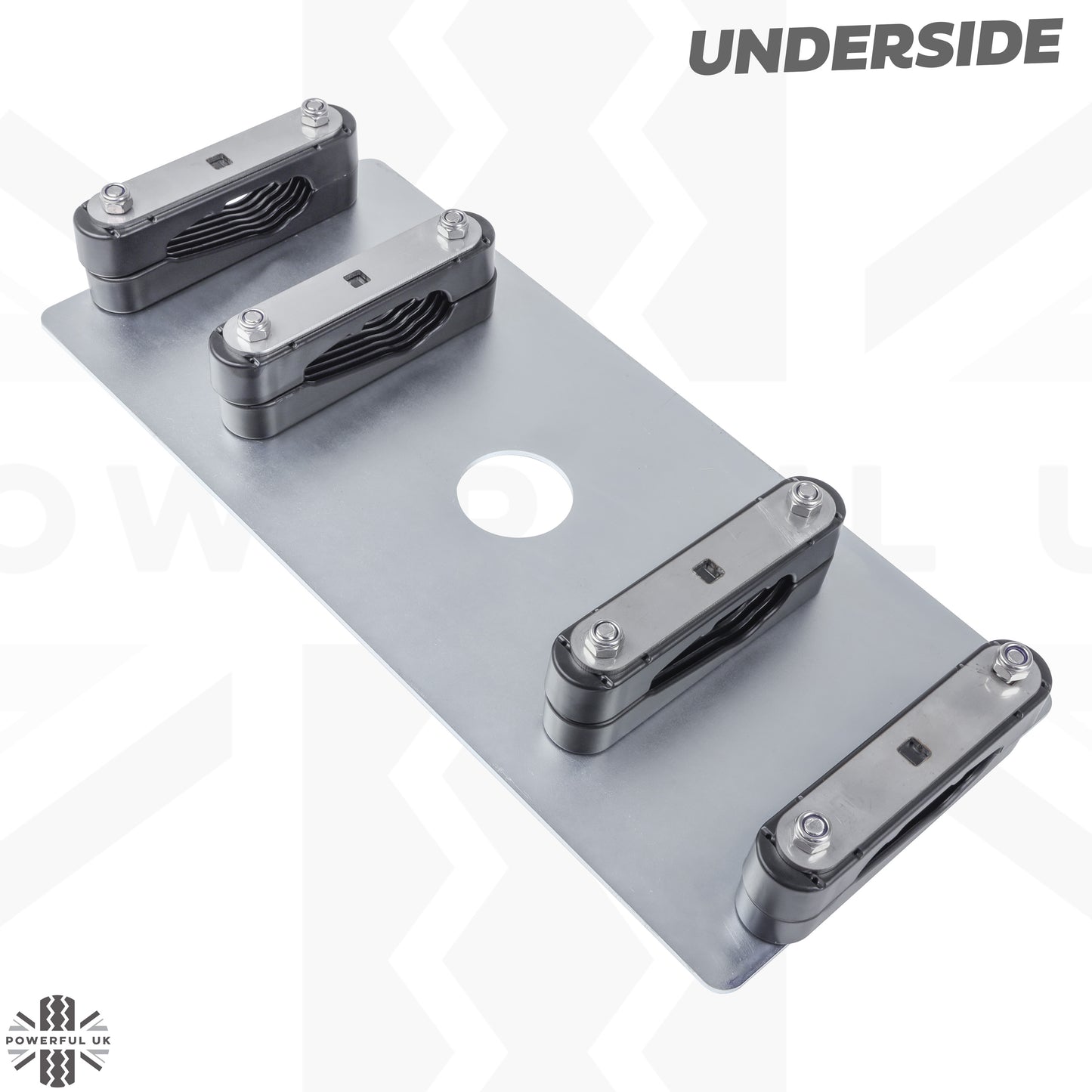 Roof Rack Mount Kit for the Land Rover Defender L663 - Kit A - XL Zinc Plated Steel