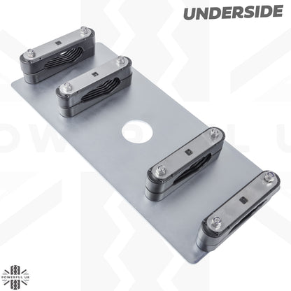 Roof Rack Mount Kit for the Land Rover Defender L663 - Kit A - XL Zinc Plated Steel