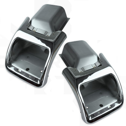 Exhaust Tailpipes Kit for Range Rover L322 "Exterior Design Pack"  Rear Bumper