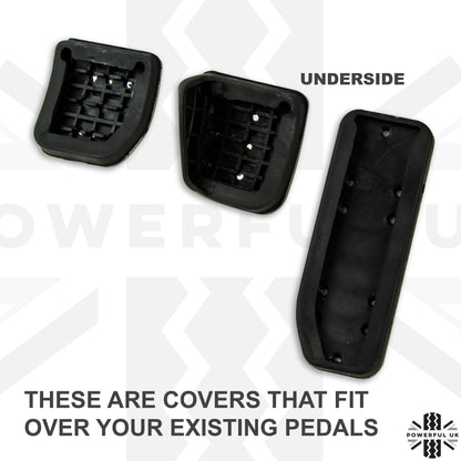 Dynamic Sport Alloy Foot Pedal kit 3pc for Land Rover Freelander 2 MANUAL