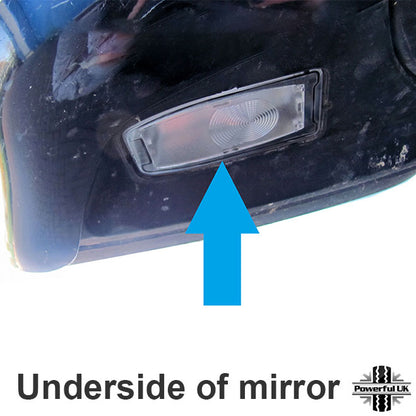 Range Rover Puddle Lamp Wing Mirror Puddle Light White LED bulb Upgrade for Range Rover L322 ...