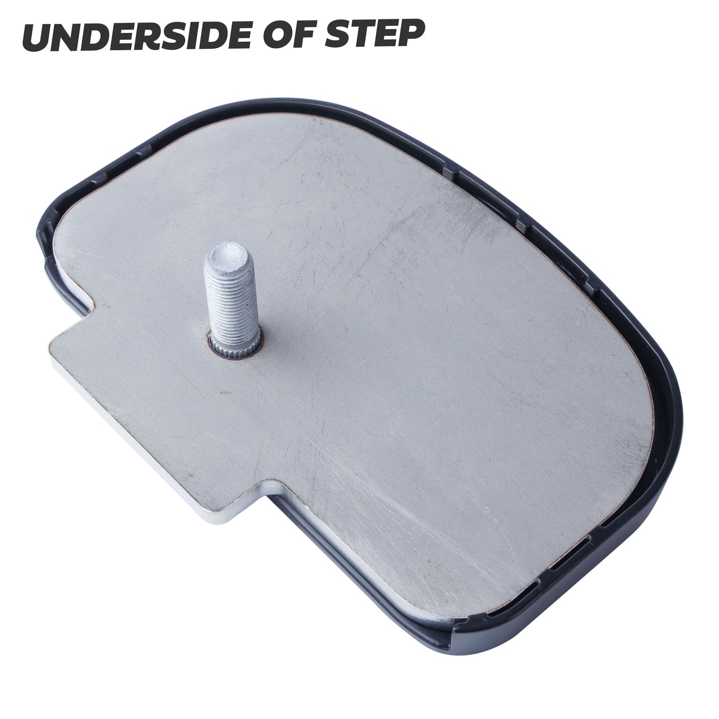 Rear Step Kit (fits onto recovery loops) for Land Rover Defender L663 - with Chequer Plate top