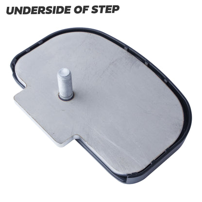 Rear Step Kit (fits onto recovery loops) for Land Rover Defender L663 - with Chequer Plate top