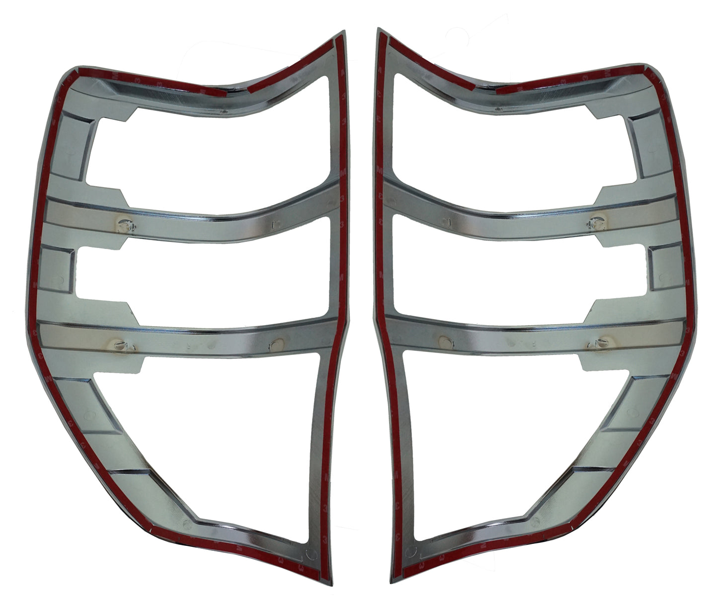 Rear Light Covers - Chrome - Ford Ranger 2012 on