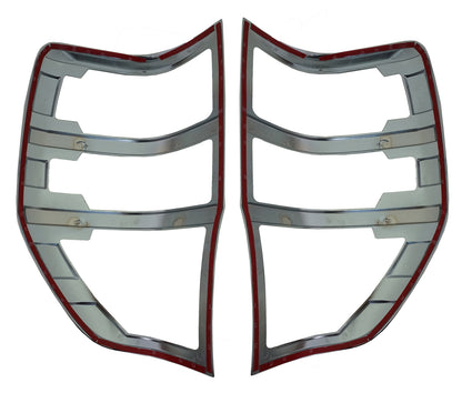 Rear Light Covers - Chrome - Ford Ranger 2012 on