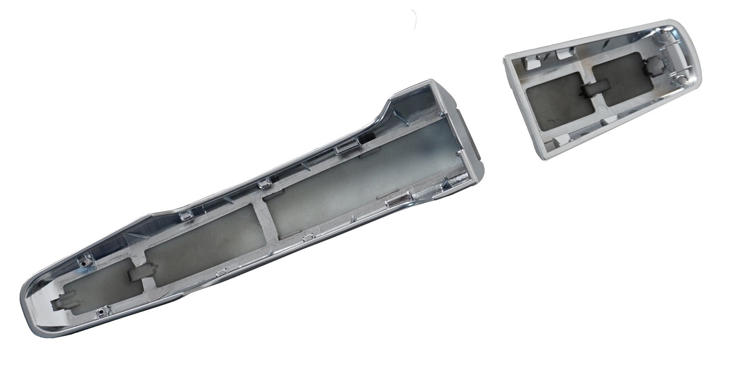 'Autobiography Style' Door Handles Skins in Silver & Black for Land Rover Discovery 5