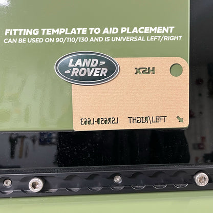 2x Genuine Oval Badges for Land Rover Defender L663 Side Panel