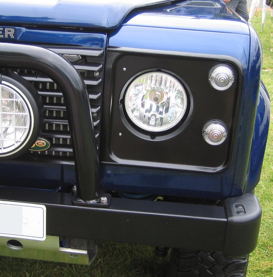 Full Headlight H4 Halogen Crystal RHD upgrade kit for Land Rover Defender