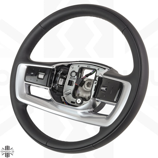 Steering Wheel - NON Heated - WITH HOD - All Leather for Land Rover Defender L663