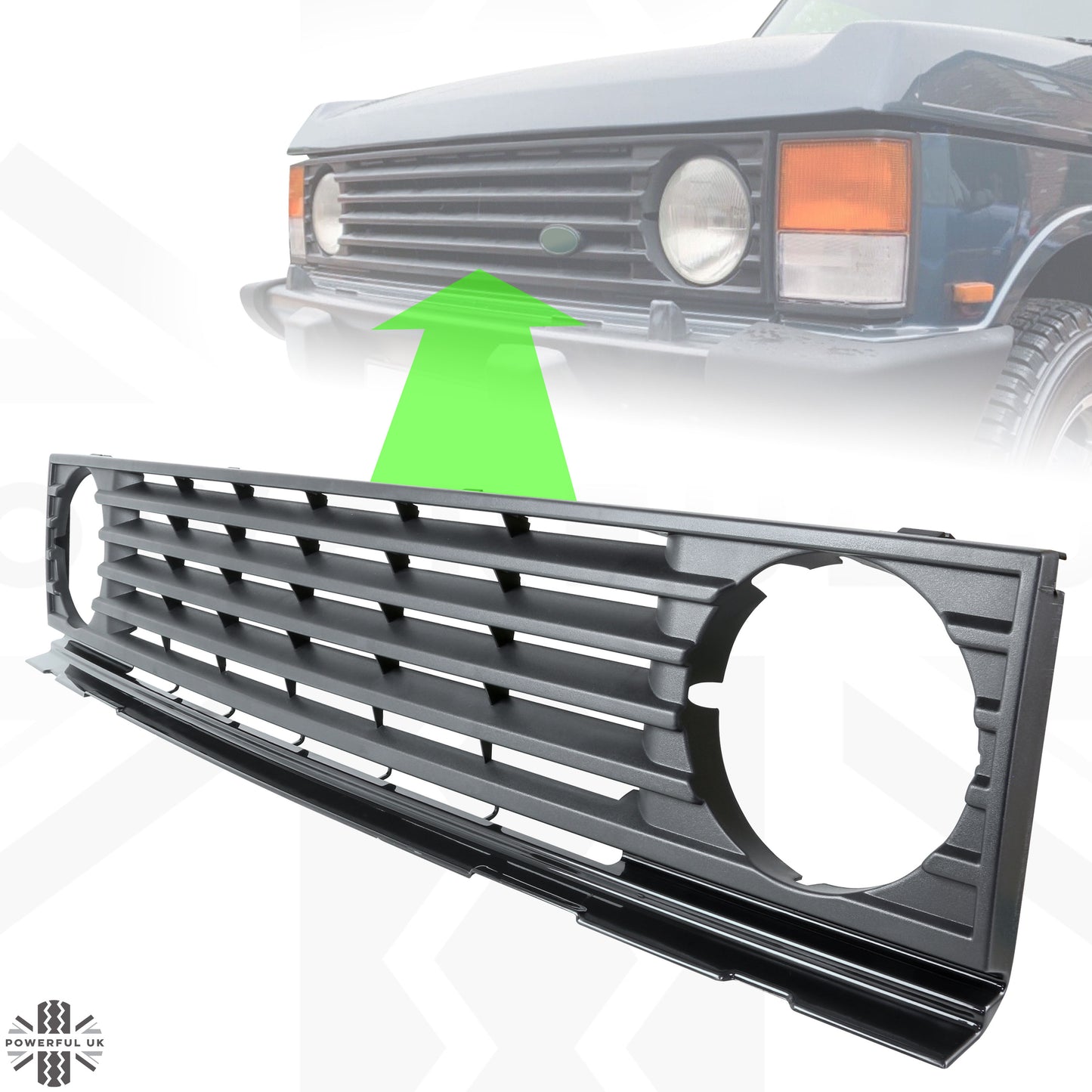 Front Grille for Range Rover Classic - Horizontal Slats