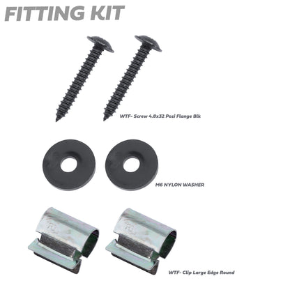 Mudflap kit ( Rear ) for Land Rover Freelander 2 without bodykit