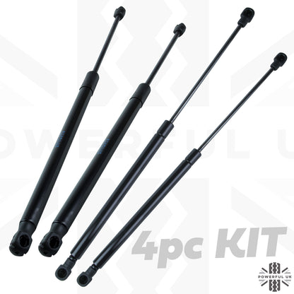Bonnet & Tailgate Gas Struts - 4pc Kit - for Land Rover Discovery 3 & 4