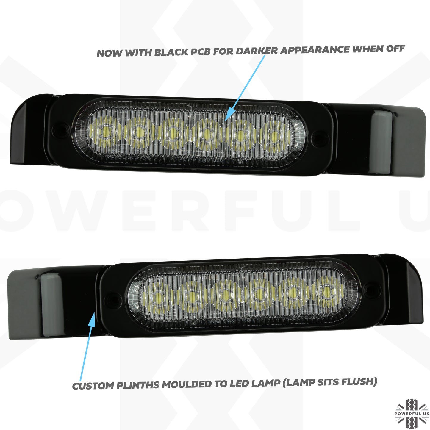 LED rear light upgrade kit for Land Rover Defender L663 - White + Red