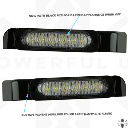 LED rear light upgrade kit for Land Rover Defender L663 - White + Red