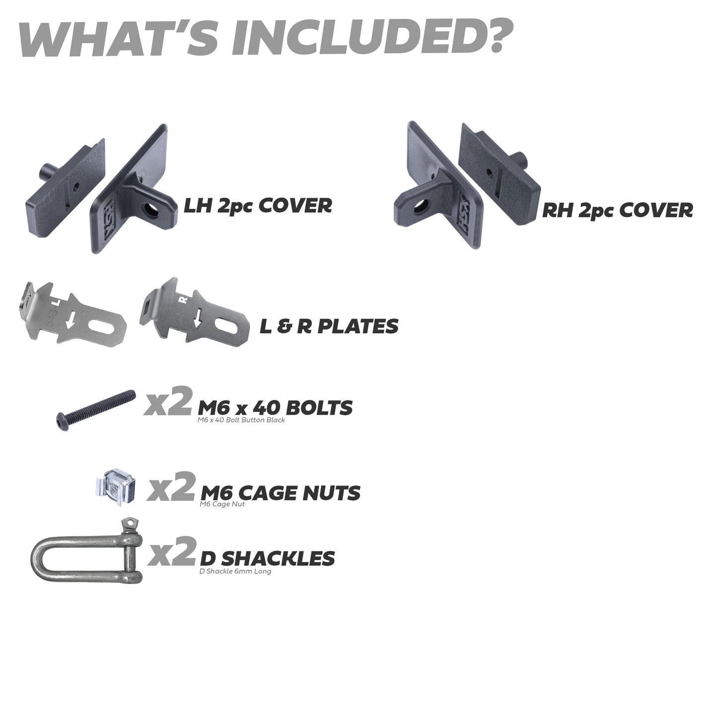 Loadspace Roof Mount Kit for Land Rover Defender L663