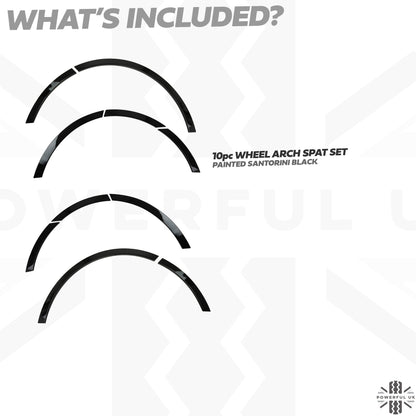 Wheel Arch Spat Kit "SVR Style" for Range Rover Sport L494 - Black