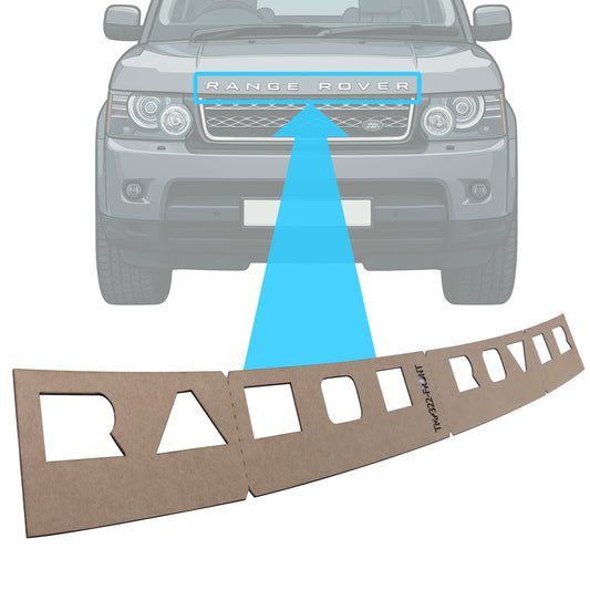 Front Lettering Template for Range Rover L322