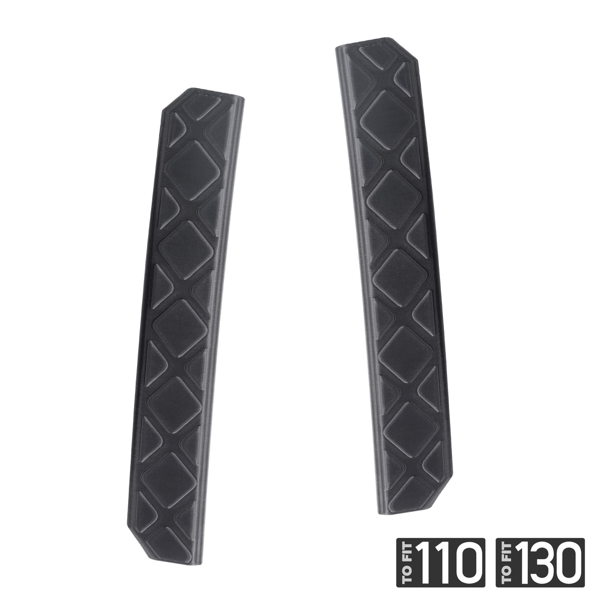 2pc Front Door Edge Protection Strips for Land Rover Defender L663 110/130 - Square Pattern