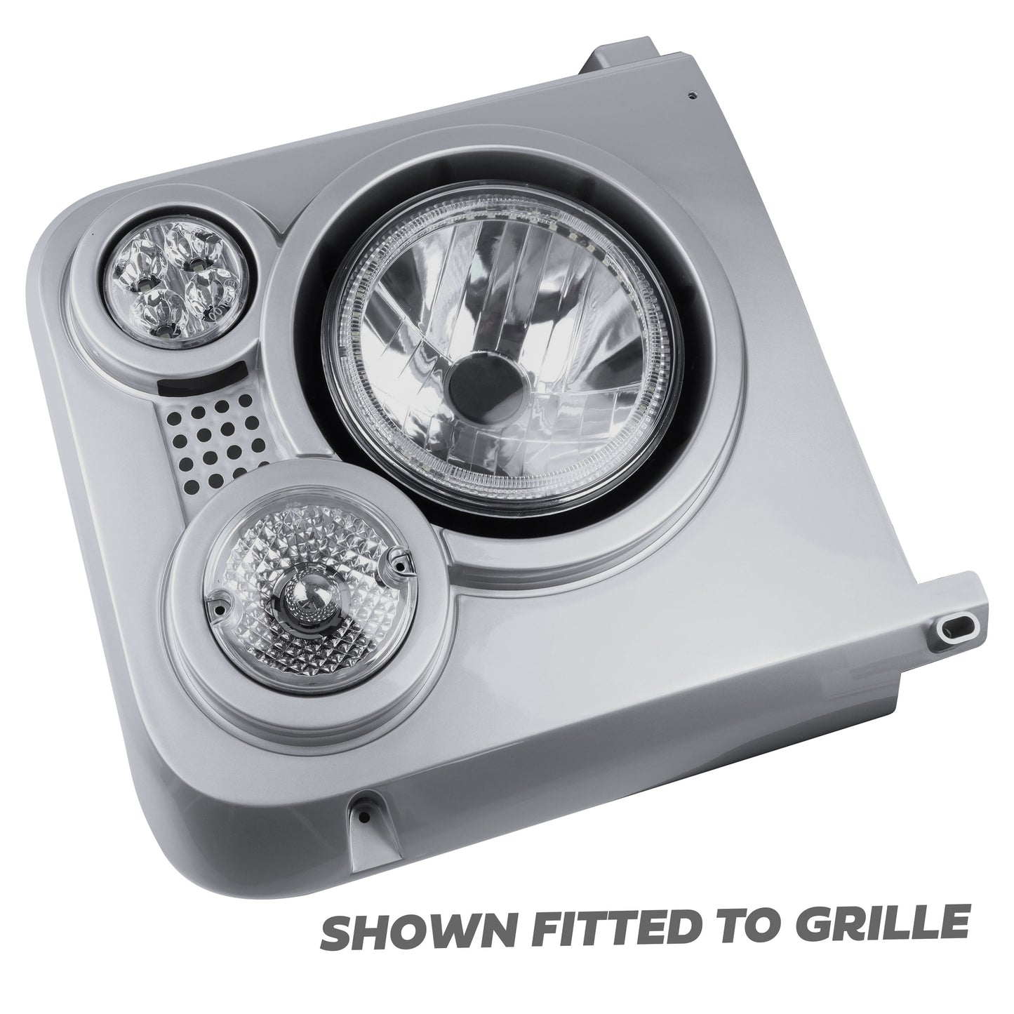 Clear Light Kit for Land Rover Defender SVX Grille - RHD