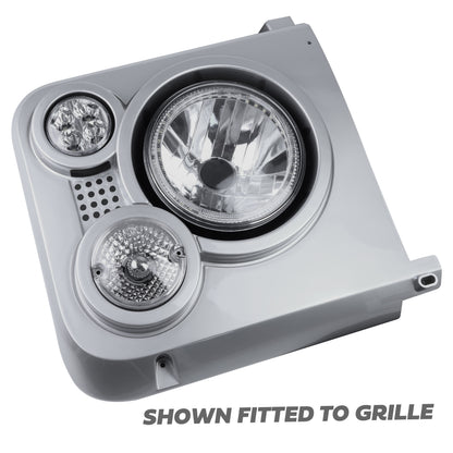 Clear Light Kit for Land Rover Defender SVX Grille - RHD