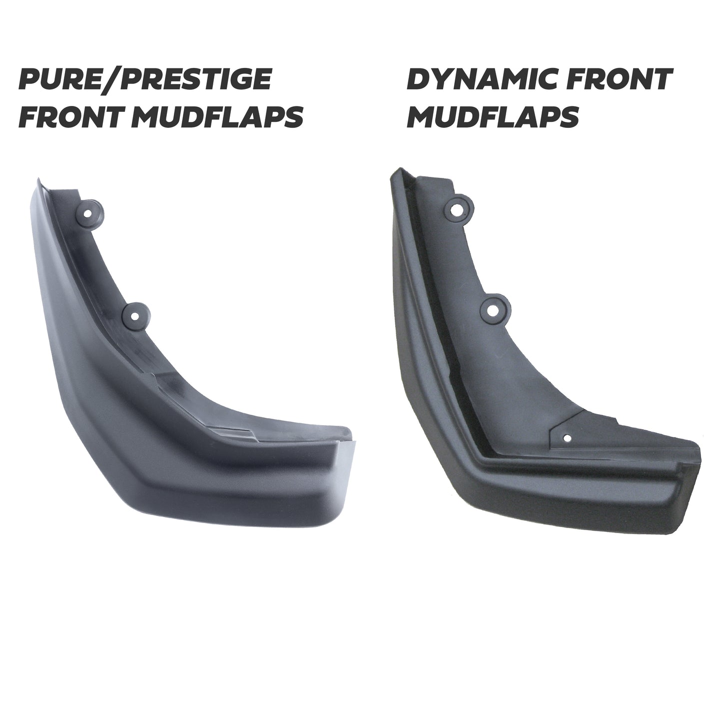 Front Mudflap Kit for Range Rover Evoque  L538 Pure/Prestige - Aftermarket