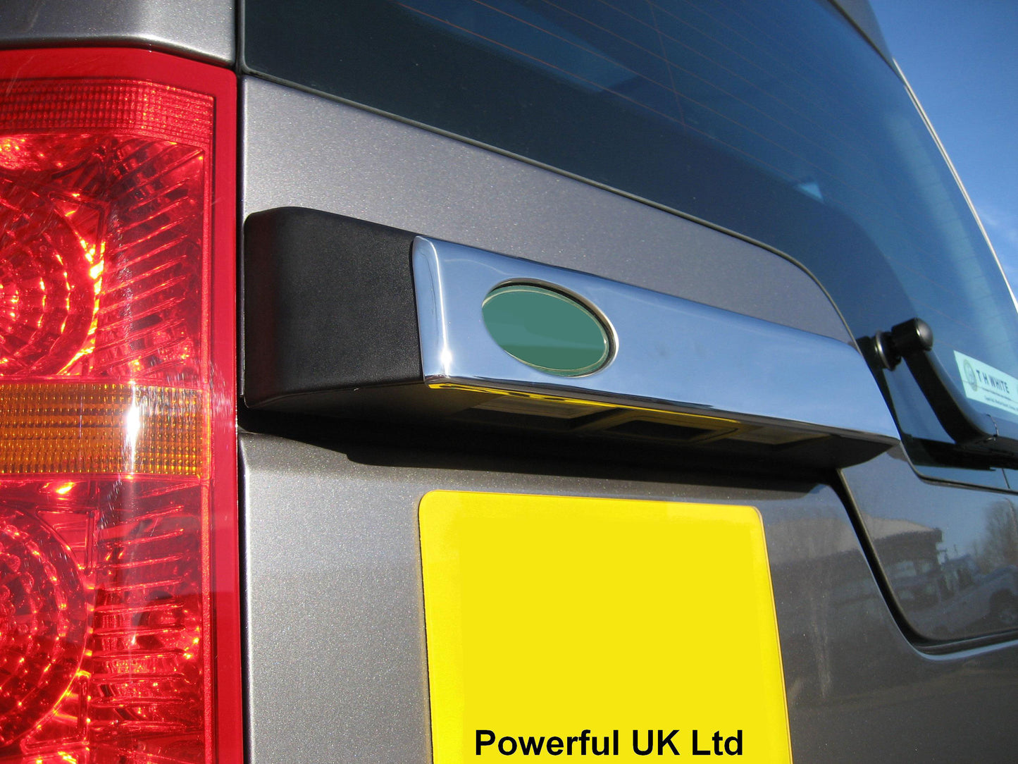 Tailgate Light Housing Cover - Stainless Steel (Front Face) - for Land Rover Discovery 3