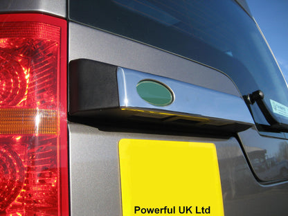 Tailgate Light Housing Cover - Stainless Steel (Front Face) - for Land Rover Discovery 3