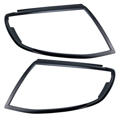 Headlight Surrounds - Matt Black - for Ford Ranger 2012-2015