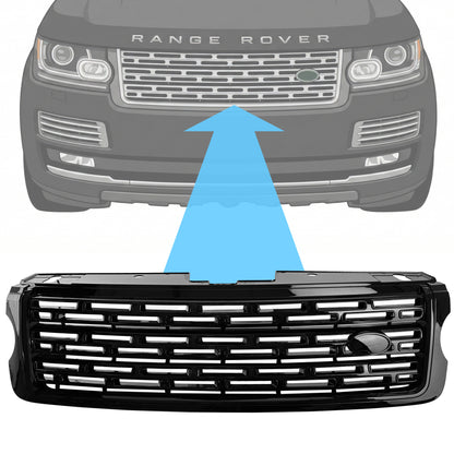 Autobiography SV Style Front Grille in full Black for Range Rover L405 2013-2017