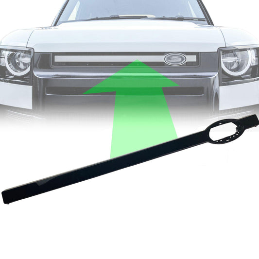 Replacement Front Grille Bar in Gloss Black for Land Rover Defender L663