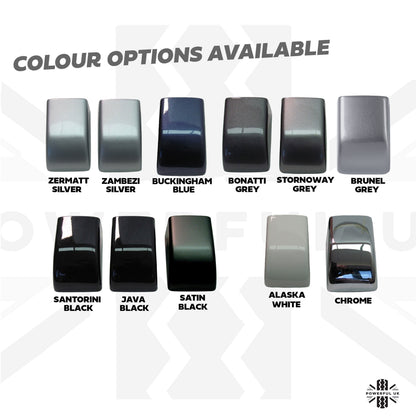 Door Handle Covers (9pc set) for Range Rover L322 -  Satin Black