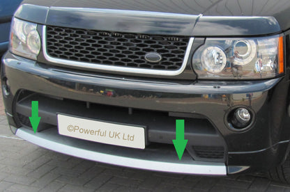 Front Tow Eye Cover for Range Rover Sport 2010 Autobiography Front Bumper - Silver - Aftermarket
