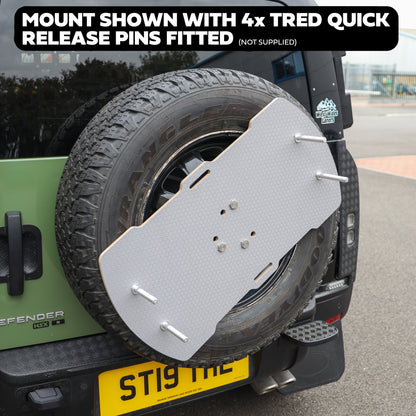 Recovery Board Spare Wheel Mount Kit for Land Rover Defender L663 - for ARB Tred Pro