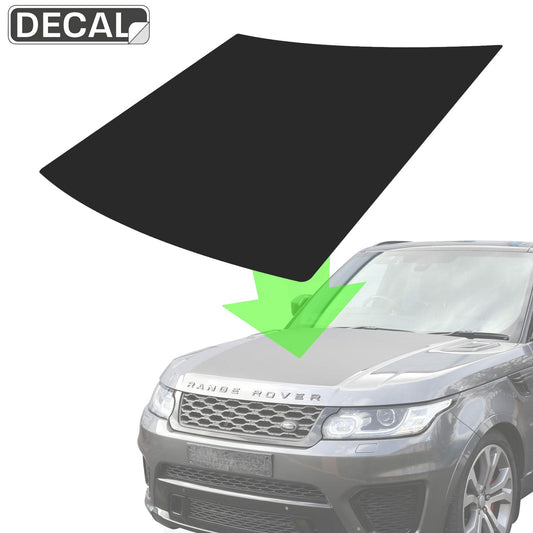 Bonnet Decal - Matt Black for Range Rover Sport L494 (2014-17)