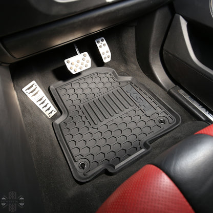 Rubber Floor Mats (Aftermarket) - RHD - for Range Rover Evoque (2011-18) SALOON
