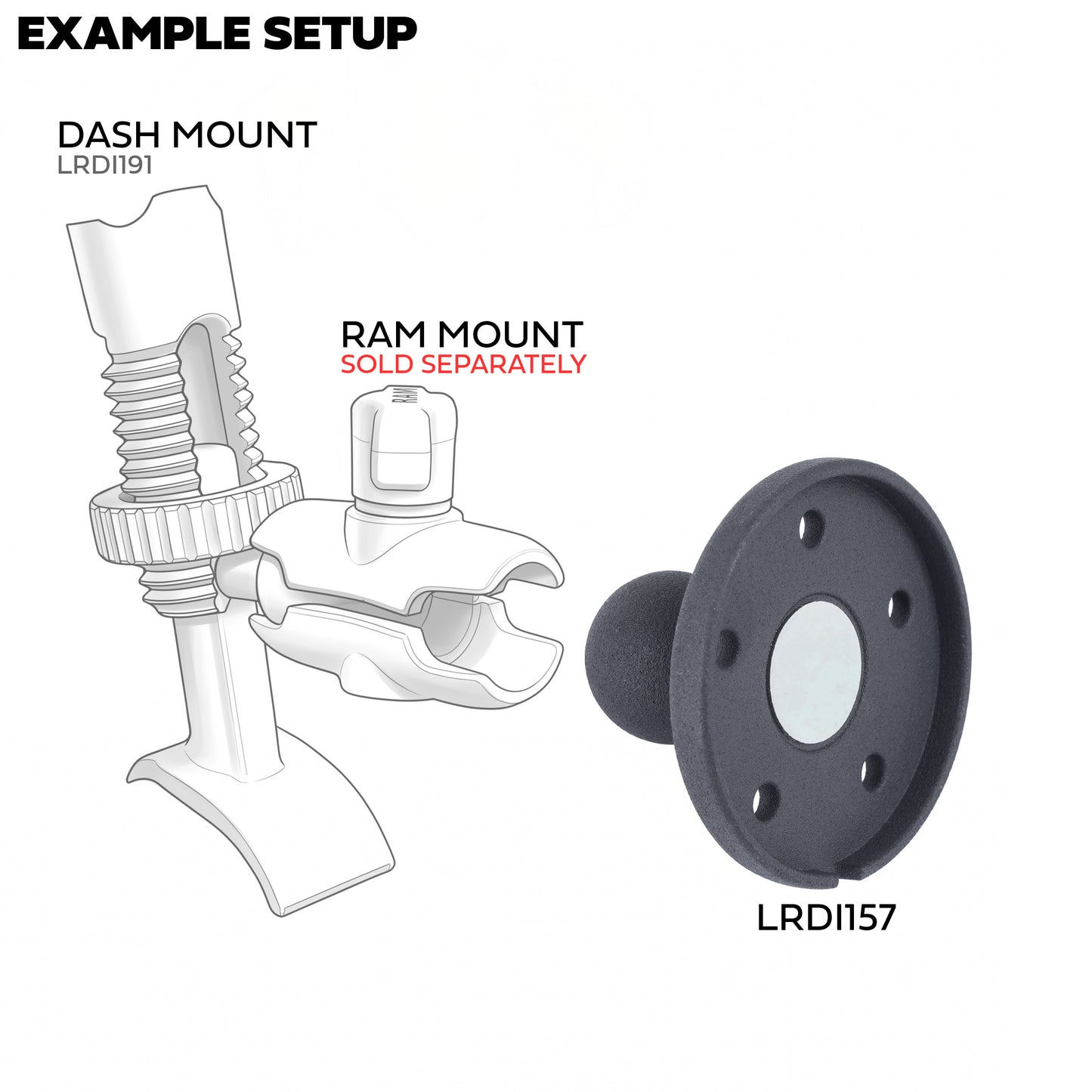 Magsafe Mount with 1" Ball Head