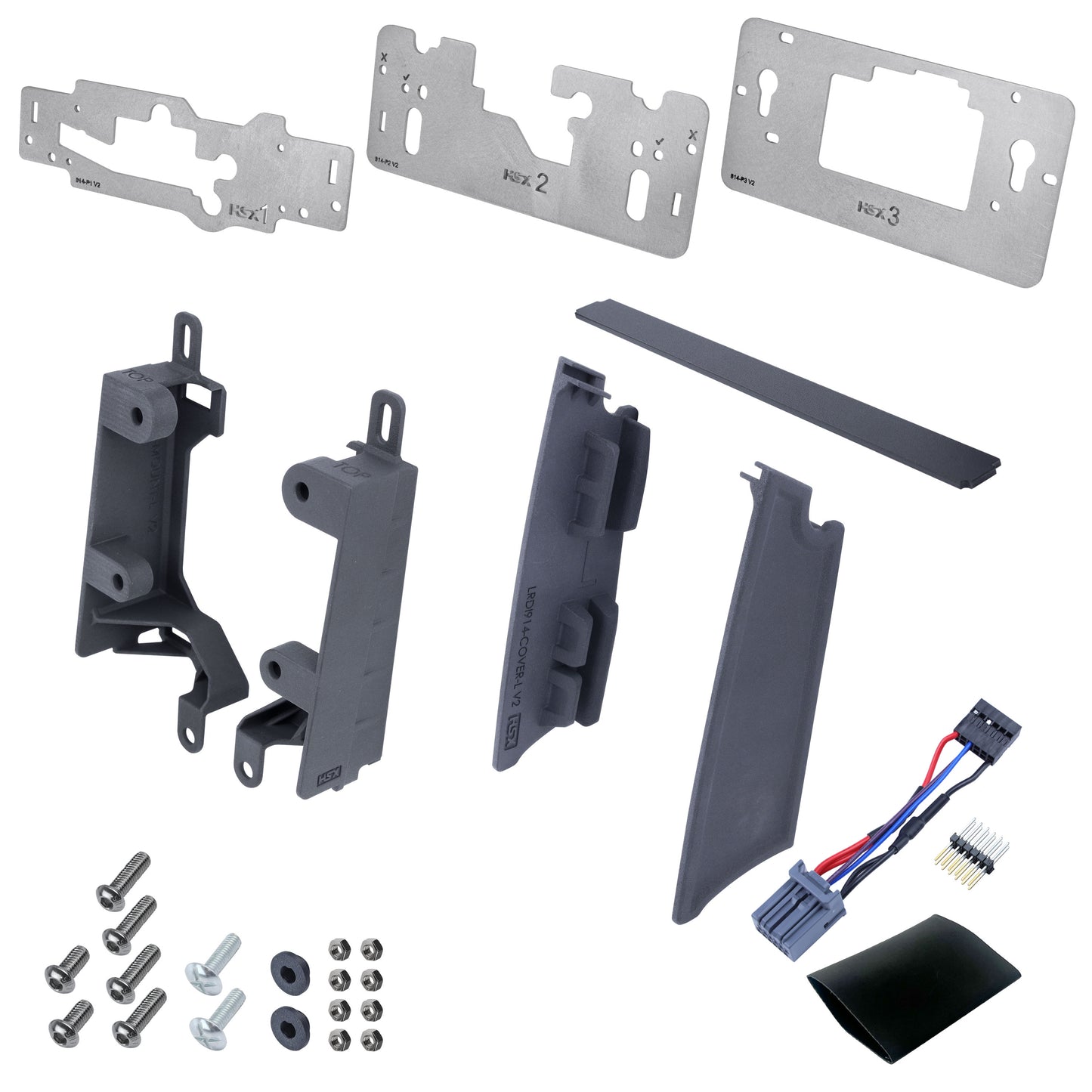 10" to 13.1" Infotainment Screen Kit for Land Rover Defender L663 (Brackets + Wiring Loom)