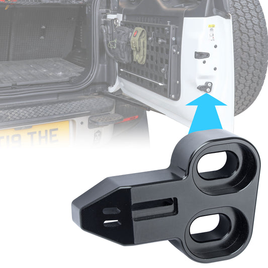 Aluminium Rear Door Wedge for Land Rover Defender L663 - Black