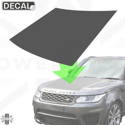 Bonnet Decal - Carbon Fibre for Range Rover Sport L494 (2014-17)