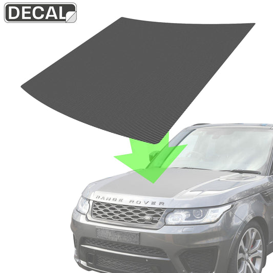 Bonnet Decal - Carbon Fibre for Range Rover Sport L494 (2014-17)