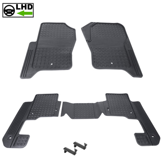 Rubber Floor Mat Set (Genuine) - LHD - for Land Rover Discovery 3