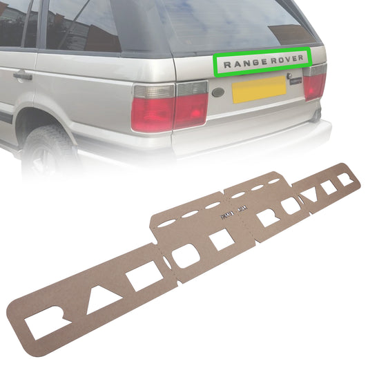 Rear Lettering Template for Range Rover P38