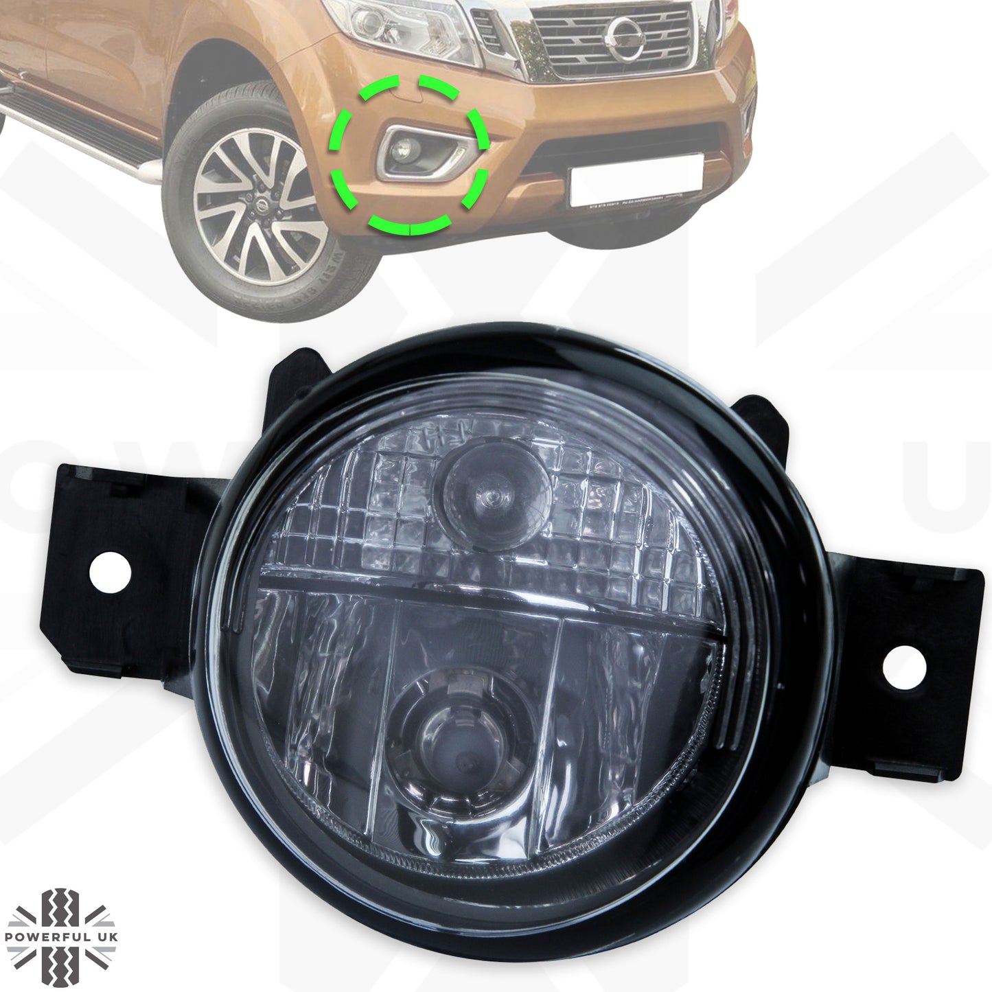 Dual Function Fog/DRL Light - RIGHT - (Dual Function) for Nissan Navara NP300