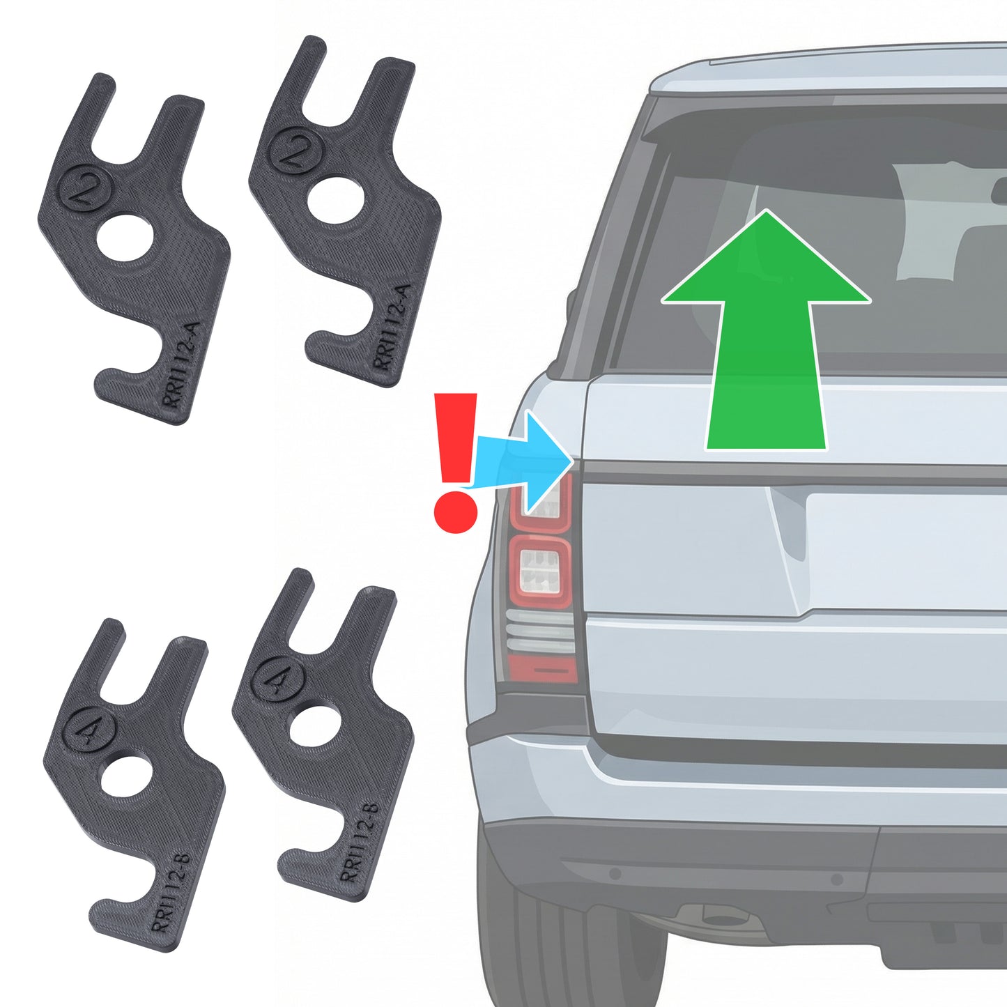 Dropped Tailgate Spacer Kit for Range Rover L405